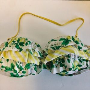 Victoria’s Secret Ruffle Swimsuit Top Size 34D